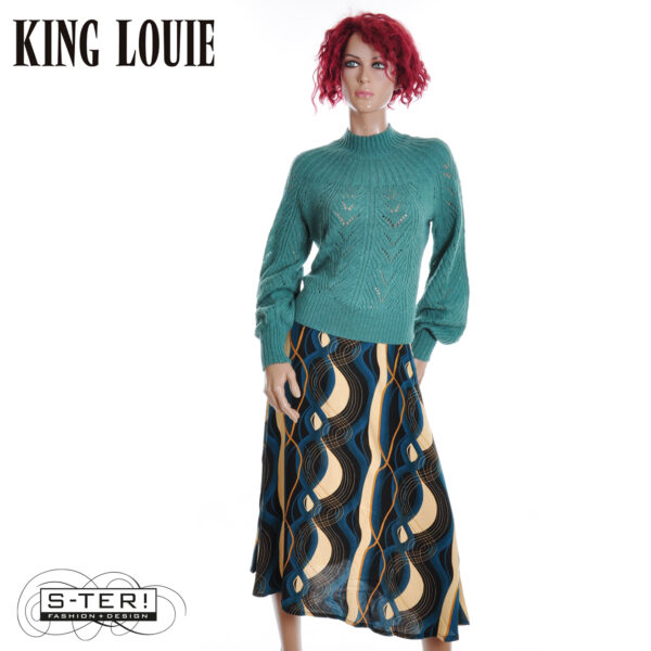 W9.20 King Louie JUNO SKIRT ELYSSE 09979 BLACK - Afbeelding 4