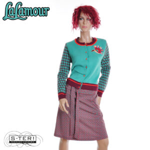 W31.22 Lalamour DEMI SKIRT LAWI2592 GRAFIC MILL