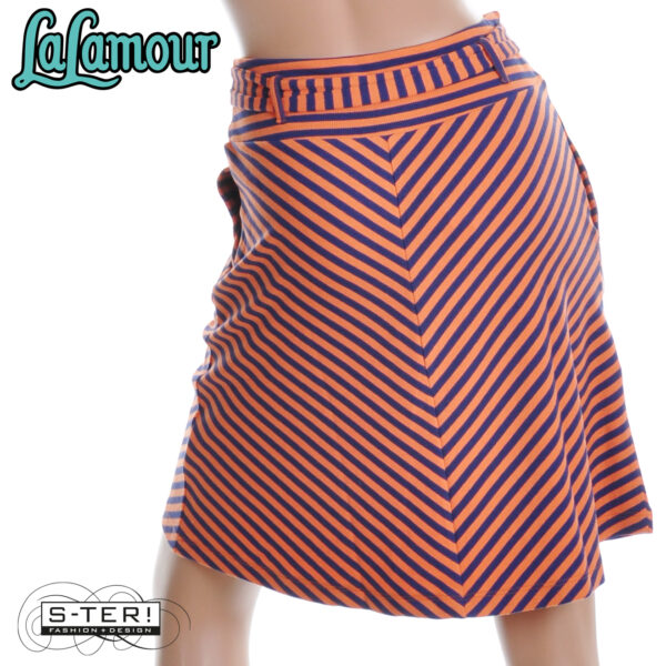 W31.23 Lalamour DEMI SKIRT LAWI2593 navy stripes - Afbeelding 6