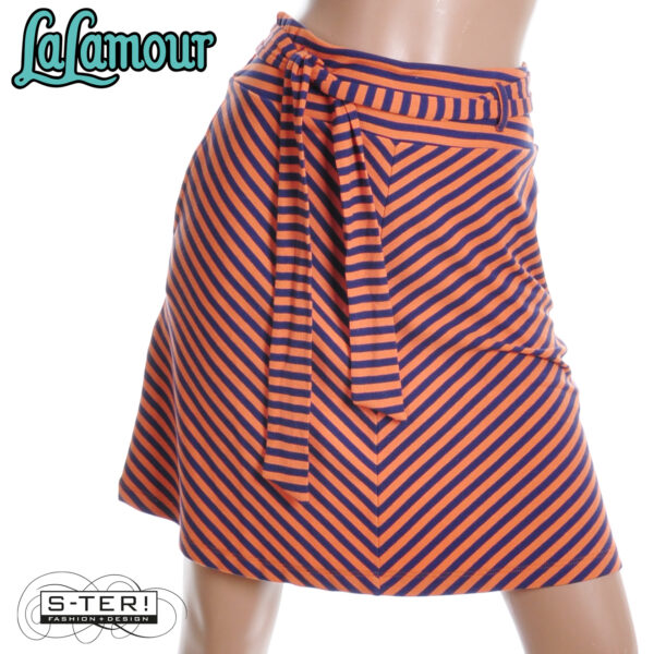 W31.23 Lalamour DEMI SKIRT LAWI2593 navy stripes - Afbeelding 7