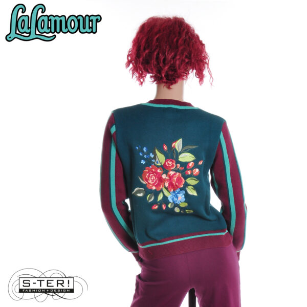 W31.28 Lalamour KNIT WEAR CARDIGAN AUTUMN BOUQUET LAWI25210 - Afbeelding 5