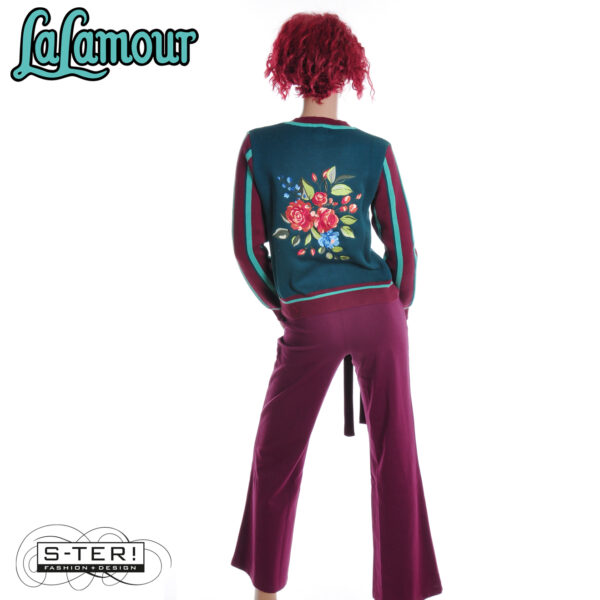 W31.28 Lalamour KNIT WEAR CARDIGAN AUTUMN BOUQUET LAWI25210 - Afbeelding 7