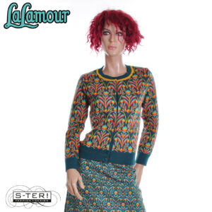 W31.29 Lalamour KNIT WEAR CARDIGAN BAROCK FLOWER LAWI25211