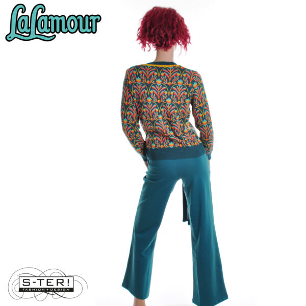 W31.29 Lalamour KNIT WEAR CARDIGAN BAROCK FLOWER LAWI25211 - Afbeelding 5
