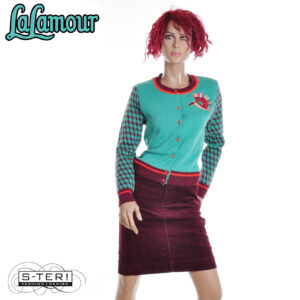 W31.30 Lalamour KNIT WEAR CARDIGAN BIRD OF PARADISE LAWI25212