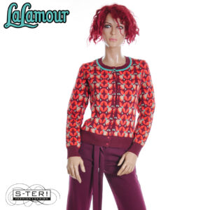W31.31 Lalamour KNIT WEAR CARDIGAN PORT TILES LAWI25214