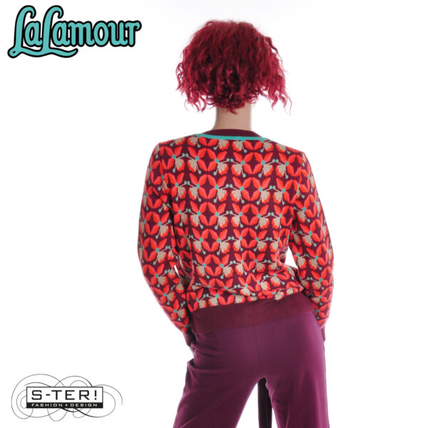W31.31 Lalamour KNIT WEAR CARDIGAN PORT TILES LAWI25214 - Afbeelding 4