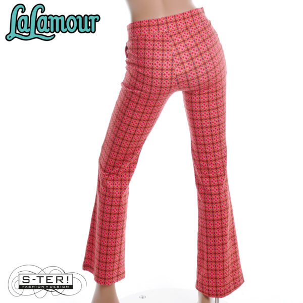 W31.32 Lalamour LIEKE FLARED PANTS LAWI25220 GORGEOUS PORT TILES - Afbeelding 6