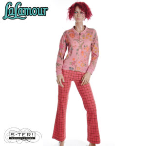 W31.32 Lalamour LIEKE FLARED PANTS LAWI25220 GORGEOUS PORT TILES