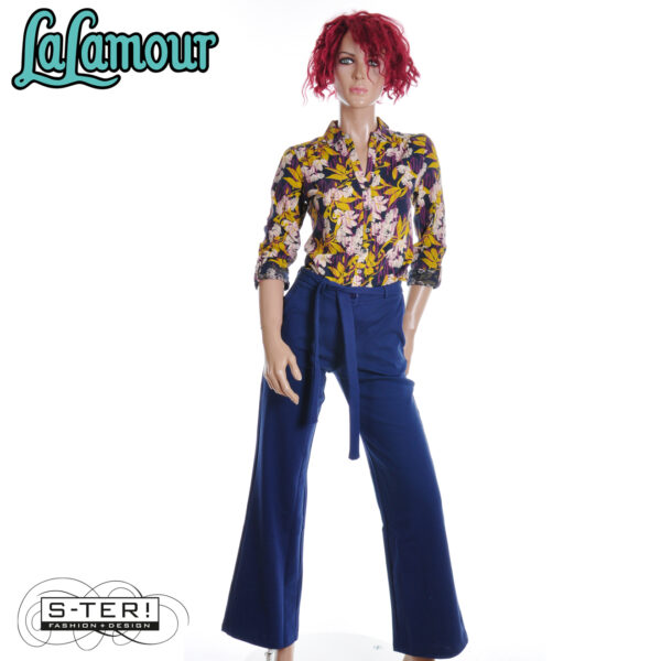 W31.37 Lalamour SUE PANTS LAWI25411 PUNTA DI ROMA BLUE