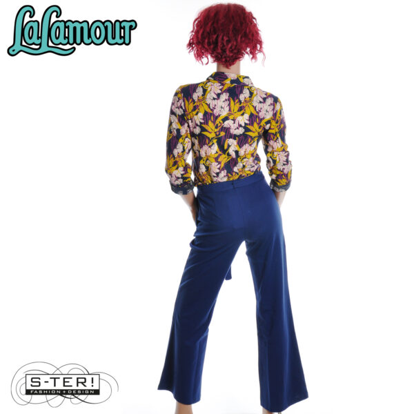 W31.37 Lalamour SUE PANTS LAWI25411 PUNTA DI ROMA BLUE - Afbeelding 4