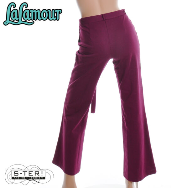 W31.38 Lalamour SUE PANTS LAWI25412 PUNTA DI ROMA BORDEAUX - Afbeelding 4