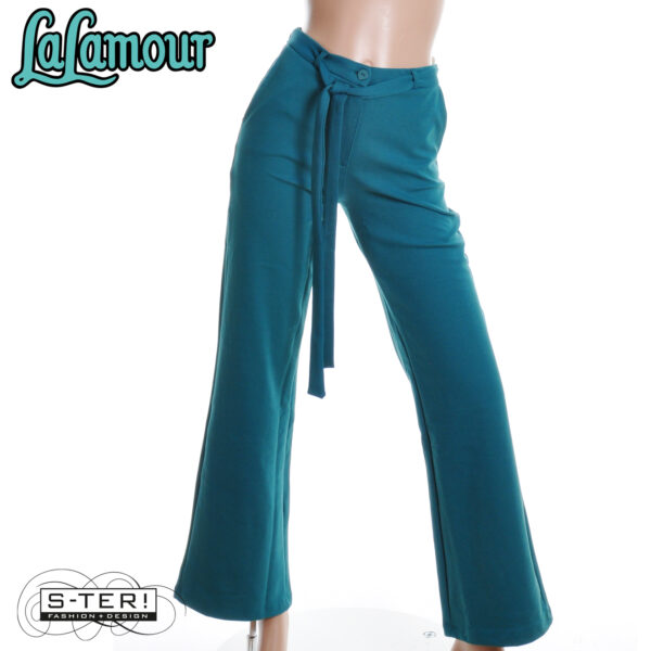 W31.39 Lalamour SUE PANTS LAWI25413 PUNTA DI ROMA PETROL - Afbeelding 7