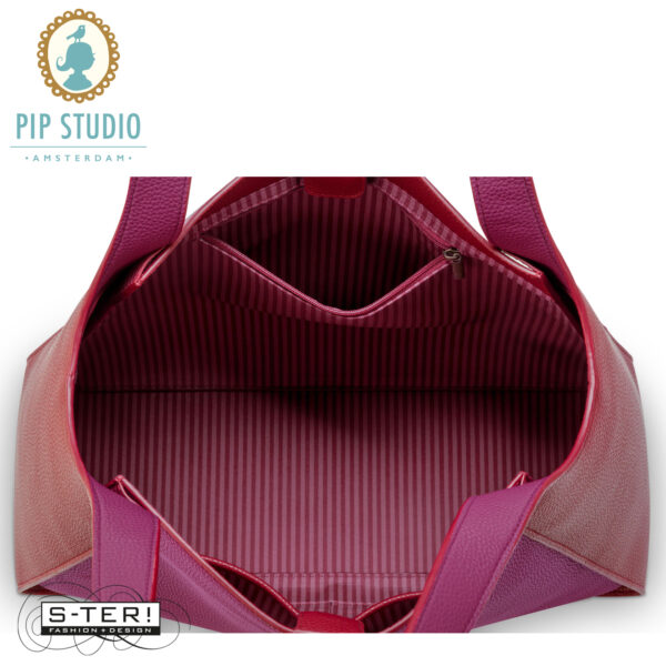 W25.11 Pip Studio FILOU SHOULDERBAG LARGE PURPLE 40x15.5x48cm - Afbeelding 4