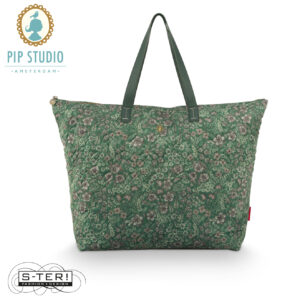 W25.20 Pip Studio Tilda tote bag LARGE QUILTED green 66x20x44 cm