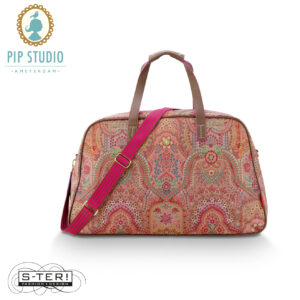 W25.15 Pip Studio TOVY WEEKEND BAG MEDIUM JABALI RED 57-22-37 cm