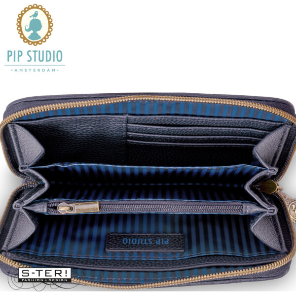 W25.9 Pip Studio WILLOW wallet JABALI BLUE 18x11x3 cm - Afbeelding 3