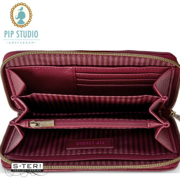 W25.8 Pip Studio WILLOW wallet JABALI RED 18x11x3 cm - Afbeelding 3