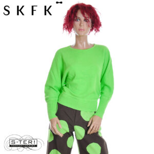 W16.31 SKFK IBAR  SWEATER WSW00730 LIME GREEN