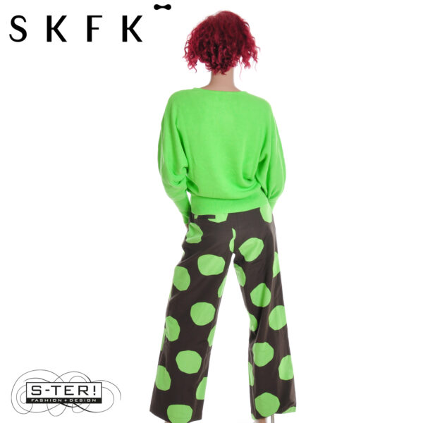 W16.31 SKFK IBAR  SWEATER WSW00730 LIME GREEN - Afbeelding 5