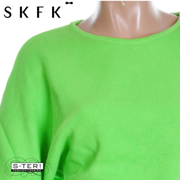 W16.31 SKFK IBAR  SWEATER WSW00730 LIME GREEN - Afbeelding 3
