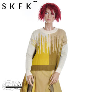 W16.33 SKFK ISMENE GOTS SWEATER WSW00743 CAMO