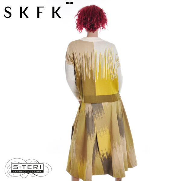 W16.33 SKFK ISMENE GOTS SWEATER WSW00743 CAMO - Afbeelding 5