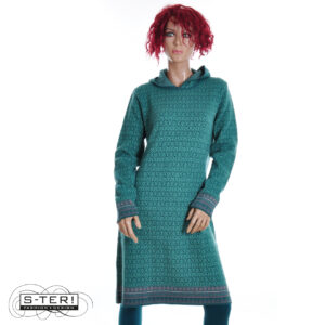 W11.22 SORGENFRI ASTORIA LAMBSWOOL DRESS 02252-0132 BOTTLE GREEN