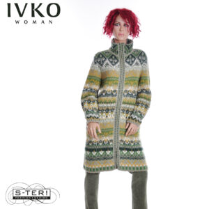 W8.8 IVKO ZIP JACKET RE-DANDY PATTERN SALVIA 252602.096