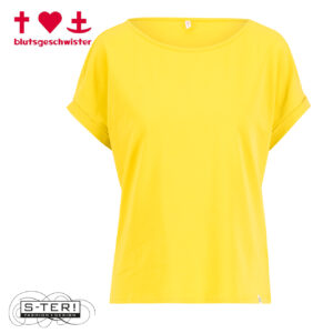 Z3.28 BLUTSGESCHWISTER GLOW AND GROW JERSEY TOP 001261-123 YUMMY YELLOW