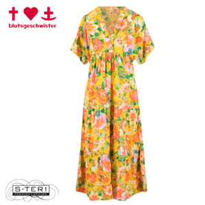 Z3.24 BLUTSGESCHWISTER SAINT TROPEN SUMMER DRESS 001261-311 SUNSHINE ESCAPE