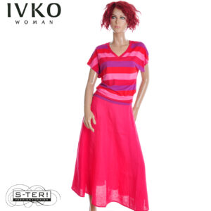 Z8.2 IVKO LINEN SKIRT 261451/072 RED