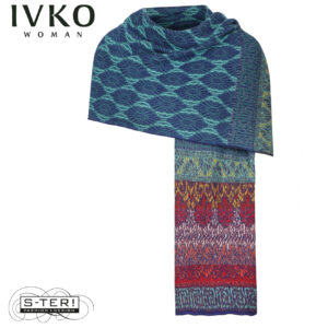 Z8.10 IVKO SCARF MEDITERRANEAN PATTERN 261780/037 MULTICOLOUR