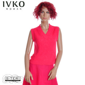 Z8.1 IVKO SLEEVELESS BROCADE PULLOVER 261433/072 RED