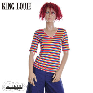 Z9.28 King Louie CARICE V TOP SAMUI STRIPE 10389 BLUING