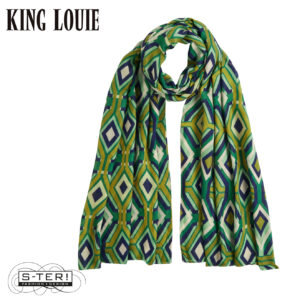 Z9.38 King Louie FOULARD CADIZ 10575 RHODONITE GREEN