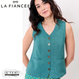 Z17.4 La Fiancee QUINGA GILET EFGQ2614 MER