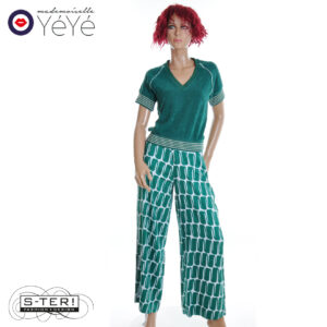 Z13.6 Mademoiselle Yéyé FLOATING DREAMS PALAZZO TROUSERS 61581A HEARTBEAT