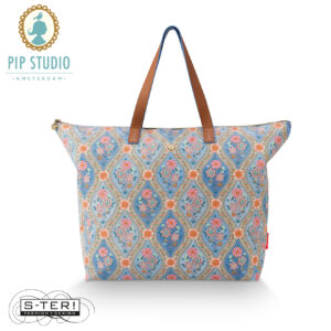 Z25.16 Pip Studio Tilda tote bag LARGE ORNAMENTO BLUE 66x20x44 cm