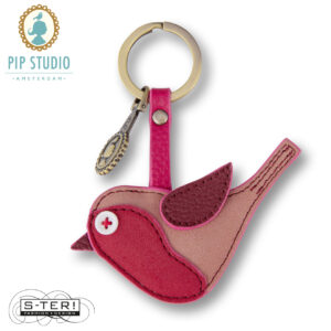 Z25.10 Pip Studio TOMMY ornament BIRD PINK