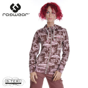 Z14.2 Ragwear PAYA PRINT SWEATSHIRT 2611-30037 DARK CHOCO