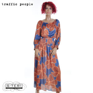 Z36.1 TRAFFIC PEOPLE BLOOM DRESS FBM13057033 BLUE