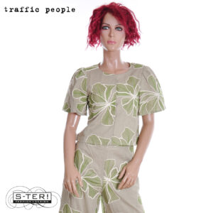 Z36.5 TRAFFIC PEOPLE DAISY TOP GAM13054018 GREEN