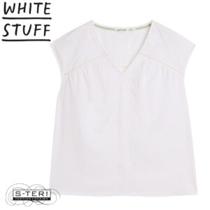 Z18.28 WHITE STUFF FLISS FLORAL TOP 445842 BRIL WHITE