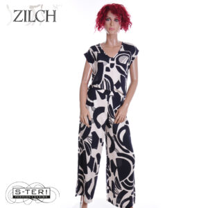 Z21.15 ZILCH PANTS WIDE 61EVW60.051 PATTERN NAVY