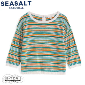 Z7.20 Seasalt Cornwall KNAVOCK JUMPER DITTANY AMBER MULTI