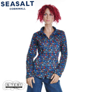Z7.3 Seasalt Cornwall Larissa Shirt DYE STROKES DARK LUGGER