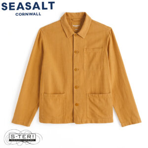 Z7.62 Seasalt Cornwall MEN'S WELL WRIGHT JACKET MUSTARD SEED
