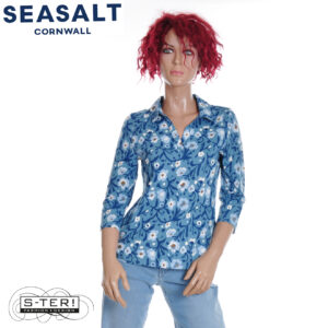 Z7.12 Seasalt Cornwall WAVECREST SHIRT BLOTTED ANEMONE MINNOW