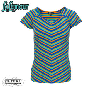 Z31.3 Lalamour BUTTERFLY TOP SS LASU2642 GROOVY STRIPES